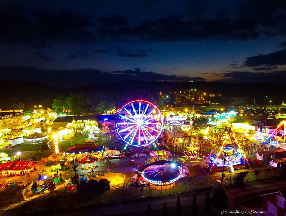 Clearfield County Fair Aerial image